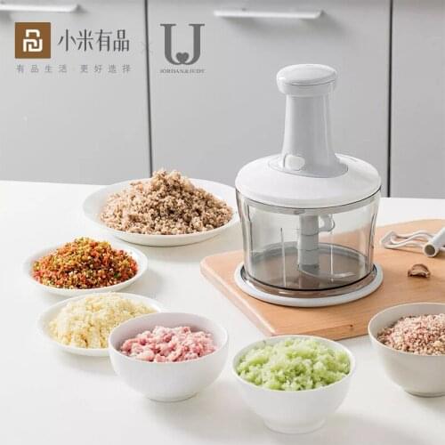Youpin Kitchen Meat Grinder Convenience Manual Food Mincer Press Type Vegetable Mixer Fruit Blender Chop Herbs Gourmet Tools