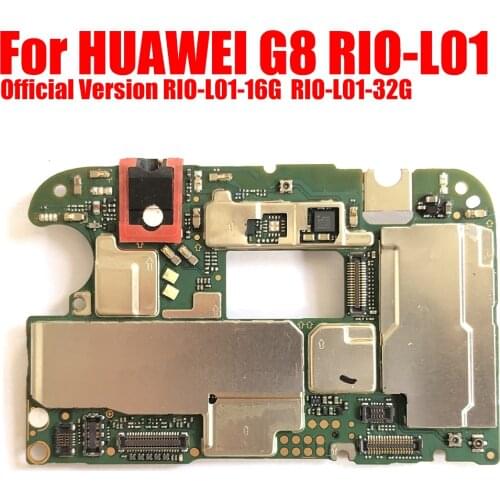Mobile Electronic Panel Mainboard Motherboard Unlocked With Chips Circuits flex Cable For Huawei G8 RIO-AL00 Logic Boards