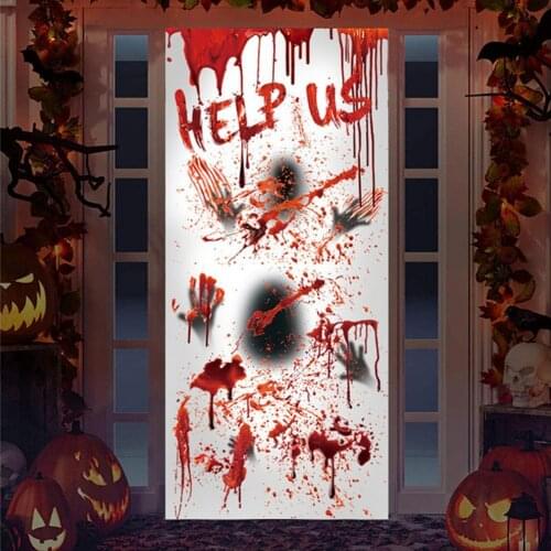 Real Looking DIY Horror Decoration Supplies Zombie Hands Sticker for Indoor