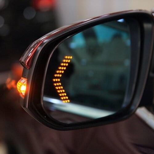 2 Pcs/lot 14 SMD LED Arrow Panel For Car Rear View Mirror Indicator Turn Signal Light Car LED Rearview mirror light