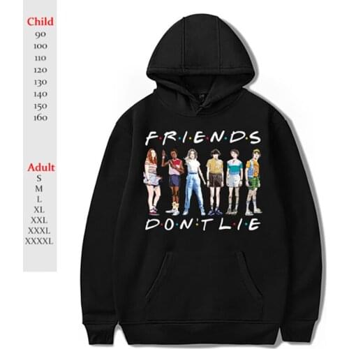 Fashion Friends Print Hoodie Men Women Harajuku Warm Sweatshirts Boys Girls Friends dont lie Sportswear Couple Pullover Tops