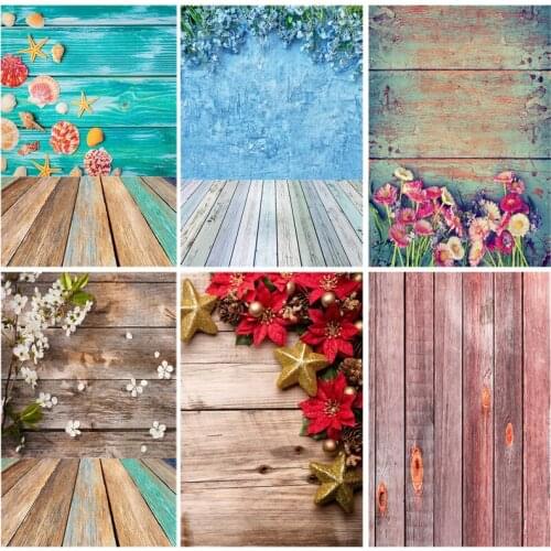 Vinyl Custom Photography Backdrops Prop Wooden Planks Theme Photography Background 191106BC-01