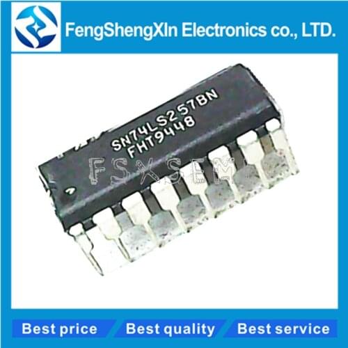 10pcs/lot 100% New original HD74LS257P SN74LS257BN SN74LS257AN DIP-16 QUADRUPLE 2-LINE TO 1-LINE DATA SELECTORS/MULTIPLEXERS IC