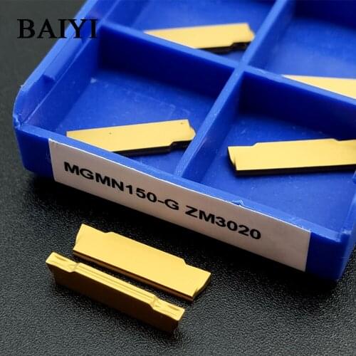 10PCS MGMN150 ZM3020 grooving carbide inserts CNC lathe cutter turning tool cnc tool