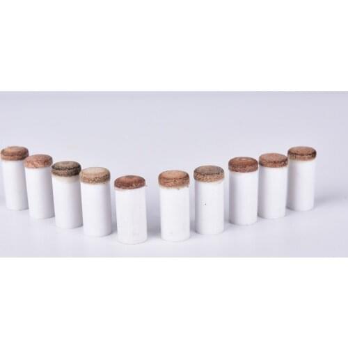 10X/Lot Durable Professional Snooker Supplies Billiard Replacement Tips Bar Tools Bar Pool Cue Repair Rod Stick Tip Scrub13mm