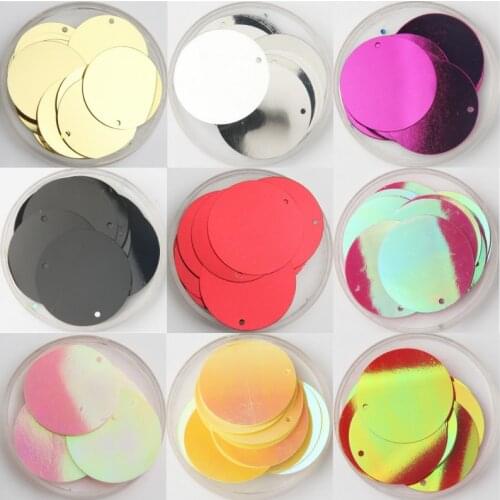 20pcs DIY handmade jewelry accessories dance clothing footwear accessories Round sequins