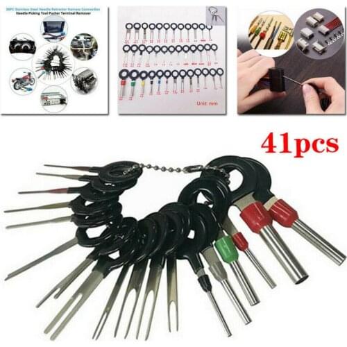 36PCS Car Terminal Removal Tool Set Electrical Wiring Crimp Connector Pin Extractor Kit AutoTerminal Repair Hand Car Repair Tool
