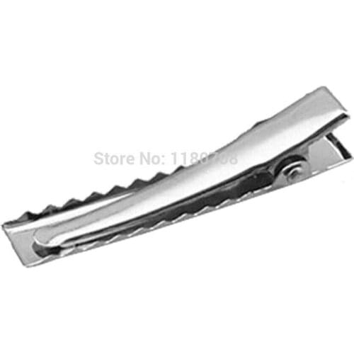 55mm Single Prong Metal Alligator Hair Clips Hairpins Korker Bow 50pcs in 1 Set