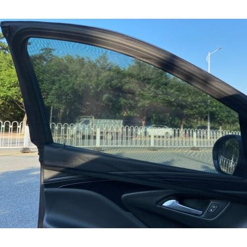 Car Sun Shade Side Window Sunshade Cover UV Protect perspective mesh Velcro Universal Shade Mesh car accessories Windows opened