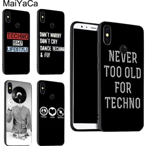 Love Techno Music Quotes For POCO X3 F2 Case For Redmi Note 9 Pro 8 7 8T 9S 9A 9C For Mi Note 10 Lite 9T A3 Coque