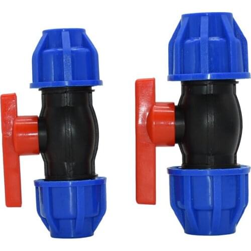 DN15 DN20 Pvc Pe Ppr ball valve Water supply tube Tap Quick connector water flow control valve 1/2" 3/4 inch 5pcs