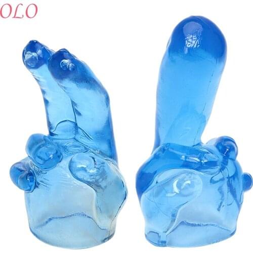 IKOKY Clitoris Stimulation Vibrator Accessories Magic Wand Attachment AV Rod Head Cap G-spot Stimulate Adult Sex Toys for Women