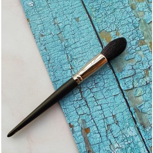 1Pcs Premium Facial Makeup Brush High Gloss Contouring High Quality Wooden Handle Goat Hair Makeup Brush Makeup Tool