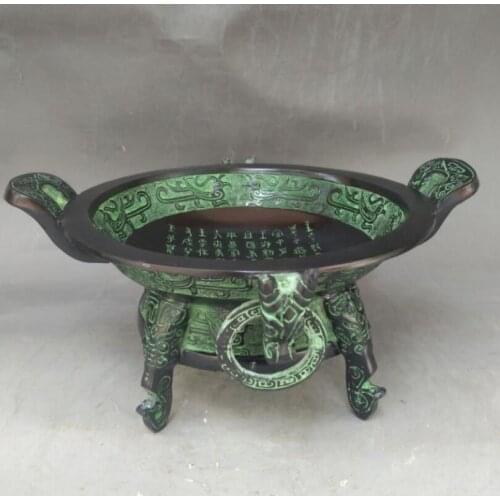 China bronze Three feet cornucopia crafts statue