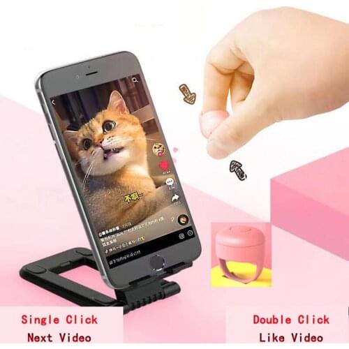 Lazy video page remote control ring flipping for TikTok short video Bluetooth fingertip for huawei xiaomi flipping like device