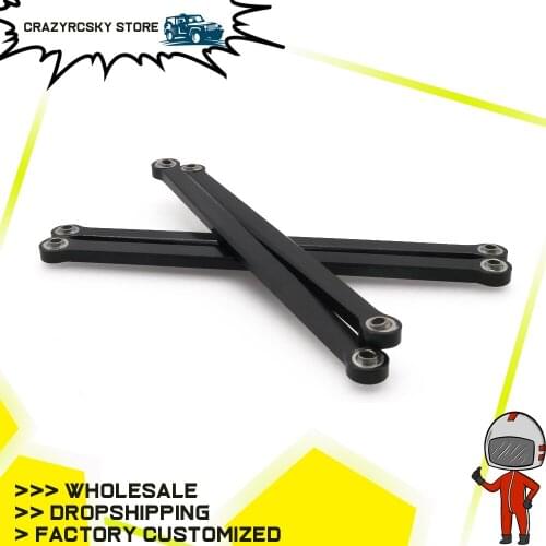 4Pcs Alloy Round Suspension Link Set For Rc Hobby Model Car 1:10 Hpi Venture Fj Cruiser Crawler