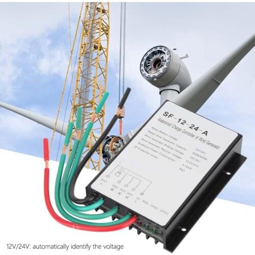 Wind Charge Controller 12V/24V 300W/600W Waterproof Wind Turbine Generator Charge Controller Regulator wind generator