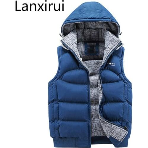 Lanxirui Hooded Vests For Men