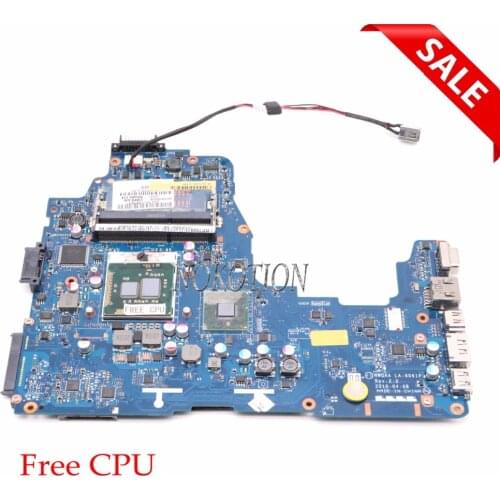 NOKOTION NWQAA LA-6061P K000104270 K000104250 Mainboard for toshiba Satellite A660 A665 laptop motherboard HM55 DDR3 Free CPU