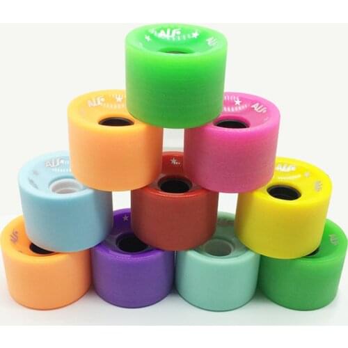 80A frosted big wheel slide pulley multi color pouring wheel long board wheels 70x51mm skateboard wheels PU