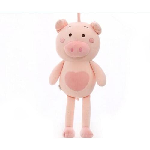 Soft cotton plush toy cute pig plush toy cartoon pig about 40cm soft doll kids toy Christmas gift b1217
