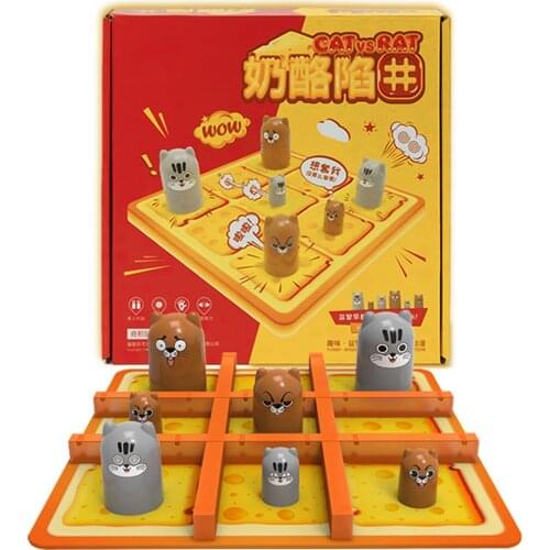 Cheese Board Game Portable Funny Educational Family Gathering Game Strategy Board Game Fun Intelligence Puzzle Interaction Game