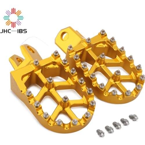 Motorcycle Foot Pegs Footrests For SUZUKI RM125 RM250 RM250Z RMX250 DRZ400 DRZ400E DRZ400S DRZ400SM For Kawasaki KLX400R 03-04