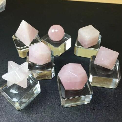 Natural Crystal Ball seven-Chakra Reiki Luky Yoga Healing Crystal Sphere Beads Seven Star Array Base Manual Sculpture Home Decor