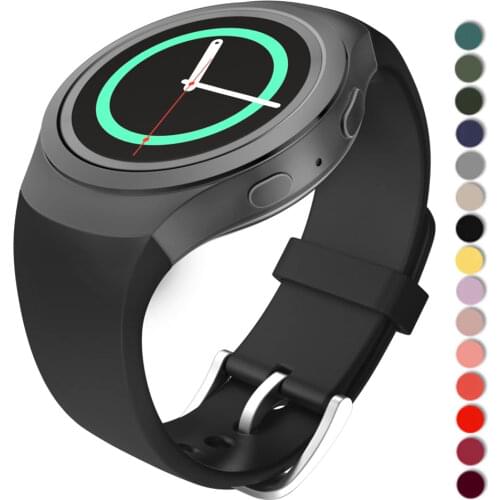 Lerxiuer Sport Strap For Samsung Galaxy Gear S2 band R720 R730 Smart Watch Band Silicone wrist bracelet correa watchband belt