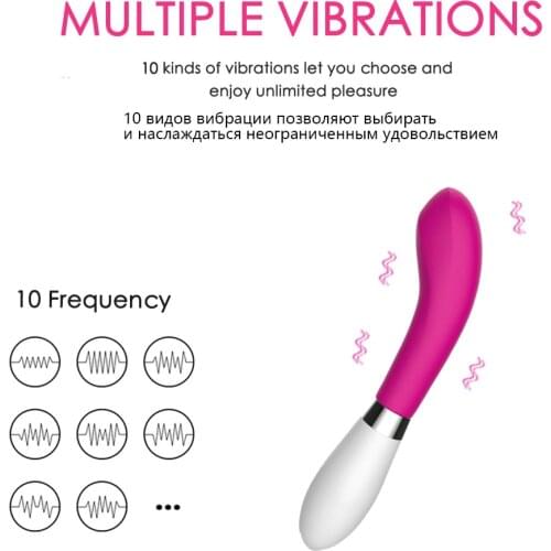 Sex Toys 10 Frequencies G-spot Dildo Vibrators Vagina Stimulator Clitoris Licking Masturbator Female Magic Wand for Woman Adult