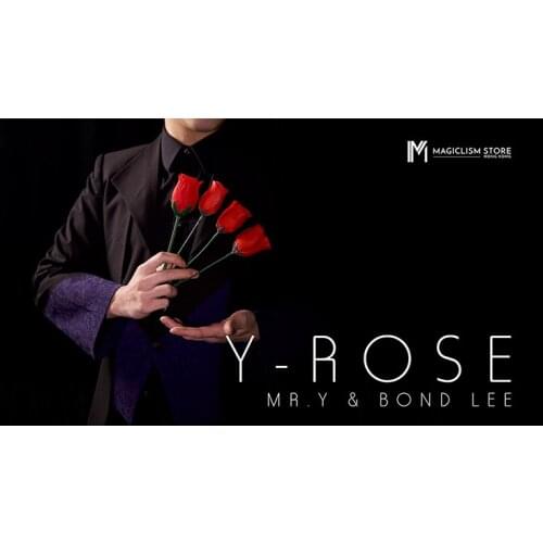 Y-Rose by Mr. Y & Bond Lee,One rose change to four roses magic tricks magic props,Magie,Illusions,Close Up Magic,Street