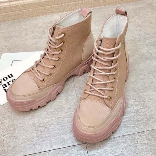 Winter boots women shoes 2019 warm canvas sneakers women snow boots women lace-up ankle boots winter shoes woman botas mujer