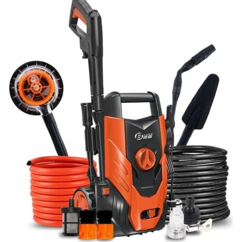 220 v nettoyeur haute pression 1400 W nettoyeur portable haute puissance pompe de lavage de voiture automatique brosse pistolet