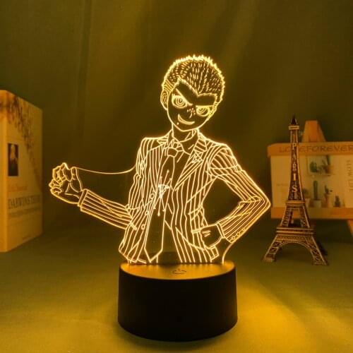Anime Action Figure Led Night Light Manga Danganronpa Fuyuhiko Sprites for Kid Bedroom Decor Lamp Kawaii Room Decor Bedside Lamp