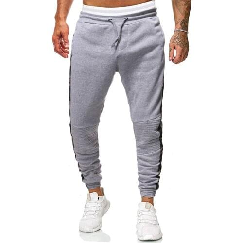 Casual pants men fashion harem pants men autumn loose Splicing trousers sweatpants for men streetwear joggers Mens pants