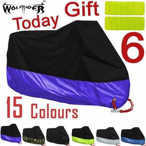 Motorcycle cover universal Outdoor 190T UV Protector Waterproof Rain Dustproof Motor Bike Cover M - 4XL