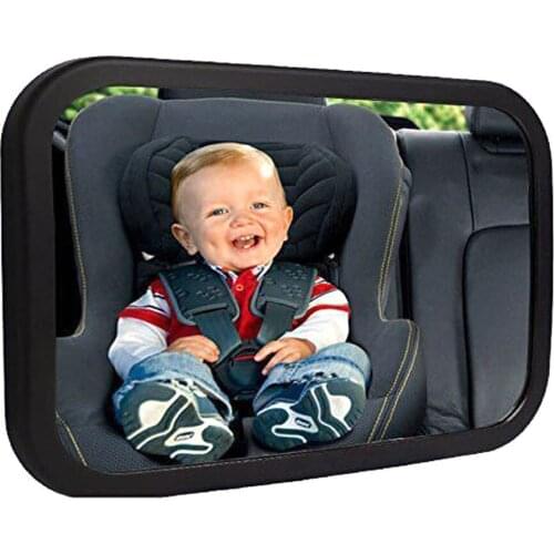 Baby Car Mirror Safety Backseat Mirror Wide Angled Rear Facing Baby View Mirror Acrylic 360 Degree Car Seat Accessories