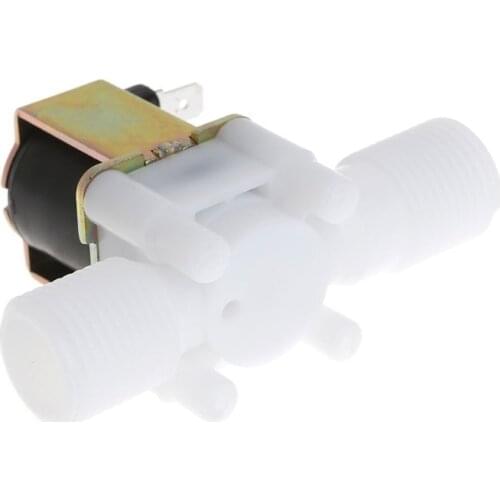 YYSD New 12V Electric Solenoid Valve Magnetic DC N/C Water Air Inlet Flow Switch 1/2"