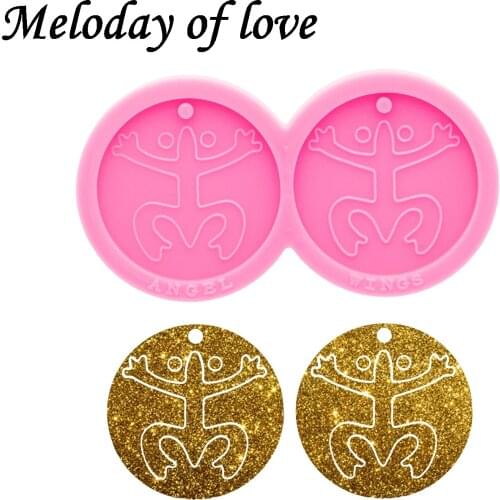 Glossy Silicone Coqui Taino Resin Keychain Mold, Pr Flag Epoxy Earring Jewelry Resin Casting, Clay Molds In Sculpture DY0782