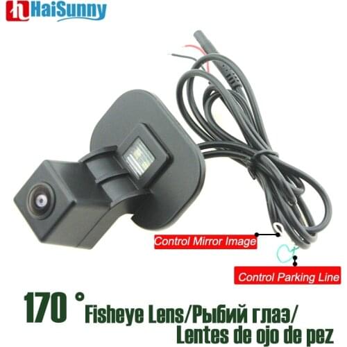 HD Reverse Camera Fisheye Lens Night Vision 170 Degree Wide Angle No Parking Line For Hyundai Verna KIA FORTE 2010 2013 2014
