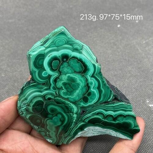 Best! 100% Natural Green Malachite Polished Mineral Specimens Rough Stone Slices Quartz and Crystals Repair Crystals