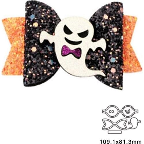 Bow Halloween Ghosts Metal Cutting Dies For DIY Scrapbook Cutting Die Paper Cards Embossed Decorative Craft Die Cut New