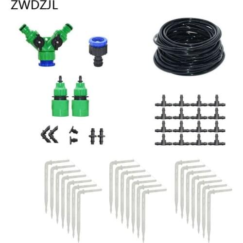 Micro drip system DIY Automatic Drip irrigation system arrow drip watering kit 2-way greenhouse garden watering 1 set