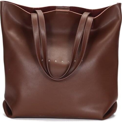 Genuine Leather Women Fashion Handbags Ladies Bags Designer Sac a Main Large Shoulder Bag Bolsa Feminina Tote Handbag