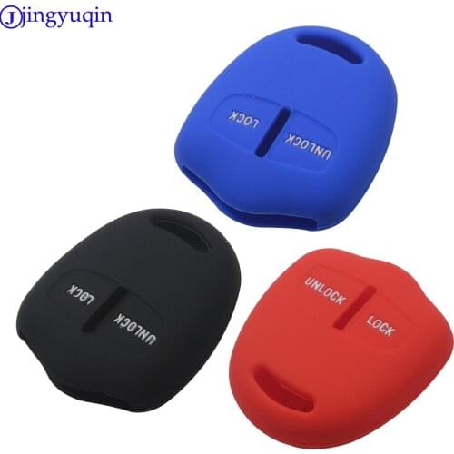 Jingyuqin New Remote Car Key Fob Silicone Case Cover Protector For Mitsubishi Outlander Colt Lancer Grandis Pajero Sport Key