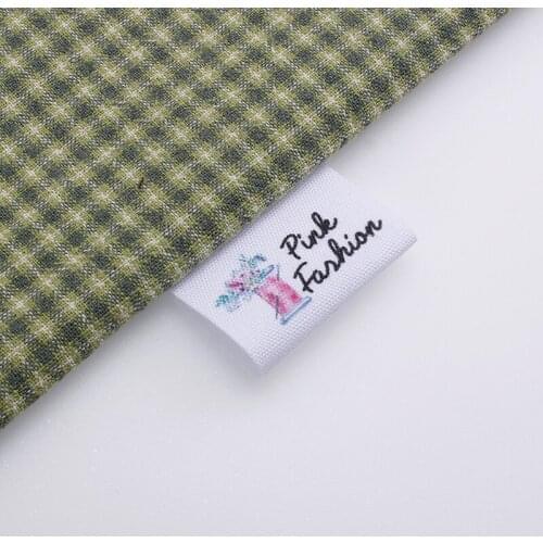 Custom Clothing Labels - Name Tags , Personalized Brand, Cotton printed labels, Handmade Labels (MD0320)
