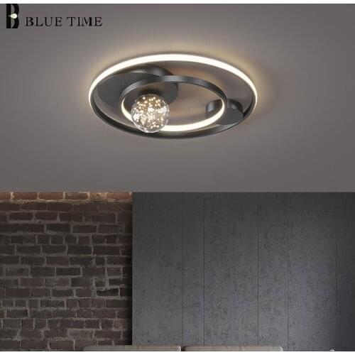 Modern LED Chandeliers Lights Home Indoor Lighting For Bedroom Dining Room Living Room Decor Ceiling Chandeliers Lamp Black Gold