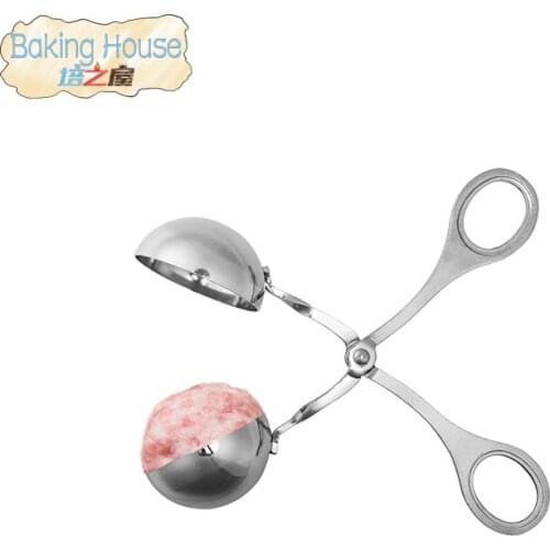 Convenient Meatball Maker Stainless Steel Stuffed Meatball Clip DIY Fish Meat Rice Ball Maker