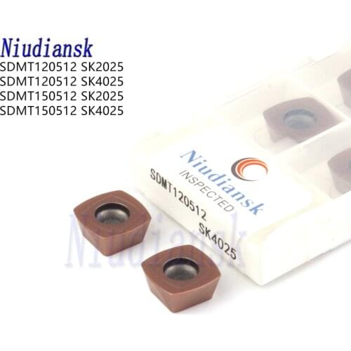 SDMT120512 SDMT150512 SK2025 SK4025 High Hardness Carbide Insert CNC Lathe Turning Milling Cutter ,For Steel And Stainless Steel