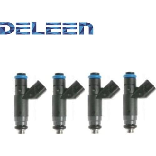 Deleen 4x High impedance Fuel Injector 04891573AA / FJ483 For Chrysler Car Accessories